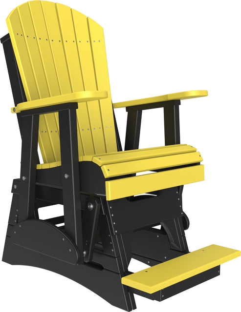 Adirondack Balcony Poly Glider Chair by LuxCraft