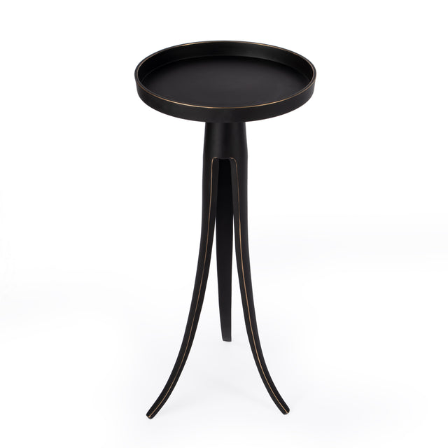 Monique 12 in. W Round Metal Pedestal Side Table by Butler Specialty Company