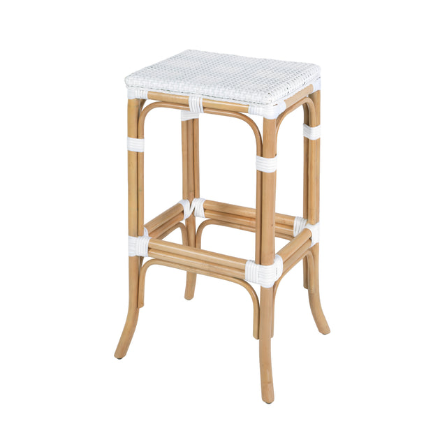 Laguna 30.5 in. Seat Height Rectangular Rattan Backless Bar Stool by Butler Specialty Company