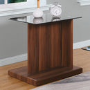Mannedorf End Table in Dark Walnut