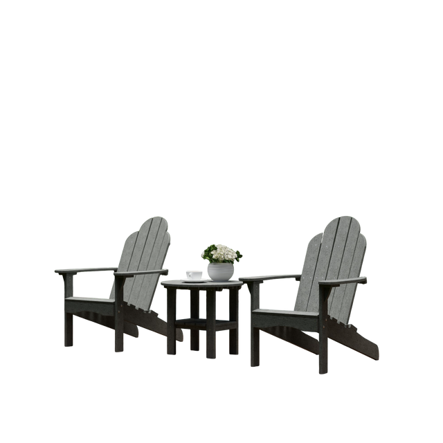 Classic Adirondack Chairs with Side Table by Wildridge