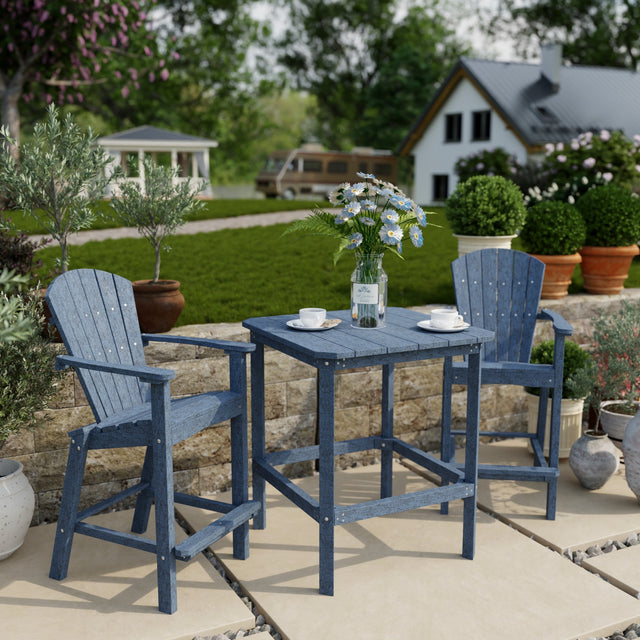 Classic 40" High Dining Table with 2 High Dining Chairs by Wildridge