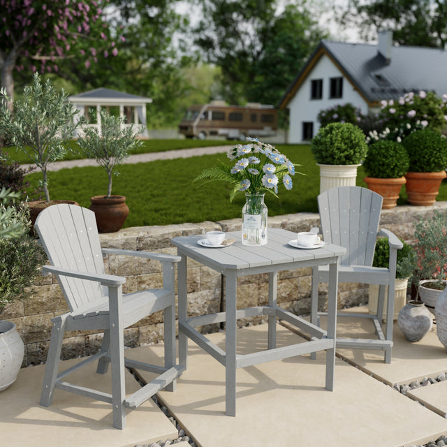 Classic 36" High Dining Table with 2 High Dining Chairs by Wildridge