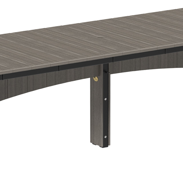 Urban Rectangular Patio Dining Table 3ft x 10ft by LuxCraft