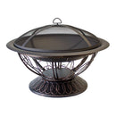 Wood Burning Fire Pit - Scroll Design - Elegant Indoor/Outdoor Furniture and home decor accessories at Gooddegg