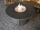 Brushed Wood Round Fire Pit - Elegant Indoor/Outdoor Furniture and home decor accessories at Gooddegg