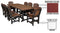 Heritage 9 Piece Patio Dining Set with 6 Dining Chairs and 2 Arm Chairs by Wildridge