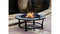 40" Round Wood Burning Fire Pit with Slate Table