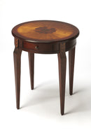 Archer 20 in. W Round  Wood 1 Drawer Side Table by Butler Specialty Company