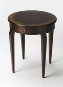 Archer 20 in. W Round  Wood 1 Drawer Side Table by Butler Specialty Company