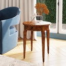 Archer 20 in. W Round Burl Wood 1 Drawer Side Table by Butler Specialty Company