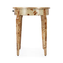 Archer 20 in. W Round Burl Wood 1 Drawer Side Table by Butler Specialty Company