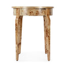 Archer 20 in. W Round Burl Wood 1 Drawer Side Table by Butler Specialty Company