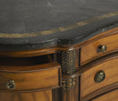 Alberto 53 in. W Demilune Fossil Stone and Wood 6 Drawer Sideboard with 2 Door Storage Area by Butler Specialty Company