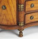 Alberto 53 in. W Demilune Fossil Stone and Wood 6 Drawer Sideboard with 2 Door Storage Area by Butler Specialty Company