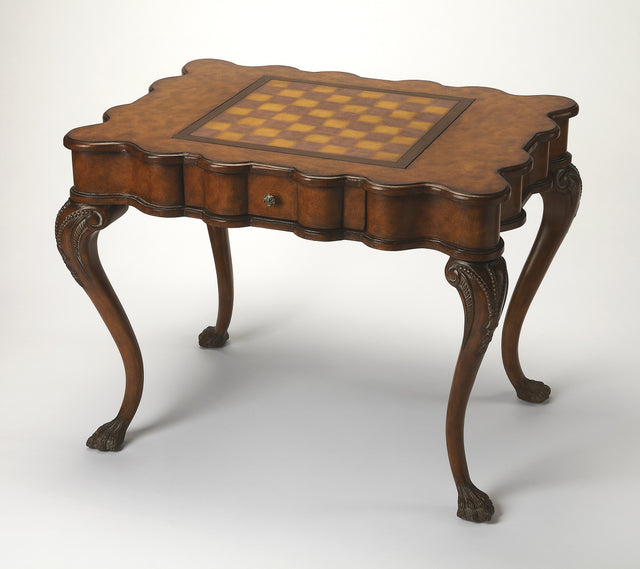 Bianchi 39 in. W Rectangular Wood Traditional 1 Drawer Game Table with Reversible Top by Butler Specialty Company