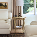 Jeanette 24.5 in. W Oval Wood 1 Drawer Side Table with Lower Open Shelf by Butler Specialty Company