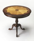 Carissa 30 in. W Round Wood 3 Leg Pedestal Base Foyer Table by Butler Specialty Company