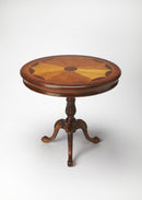 Carissa 30 in. W Round Wood 3 Leg Pedestal Base Foyer Table by Butler Specialty Company
