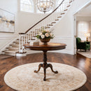 Carissa 30 in. W Round Wood 3 Leg Pedestal Base Foyer Table by Butler Specialty Company