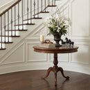 Carissa 30 in. W Round Wood 3 Leg Pedestal Base Foyer Table by Butler Specialty Company