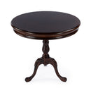 Carissa 30 in. W Round Wood 3 Leg Pedestal Base Foyer Table by Butler Specialty Company