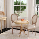 Carissa 30 in. W Round Wood 3 Leg Pedestal Base Foyer Table by Butler Specialty Company