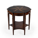 Bainbridge 28 in. W Round Wood Side Table with Lower Open Shelf by Butler Specialty Company