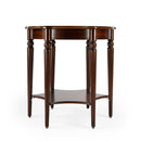 Bainbridge 28 in. W Round Wood Side Table with Lower Open Shelf by Butler Specialty Company