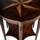 Bainbridge 28 in. W Round Wood Side Table with Lower Open Shelf by Butler Specialty Company