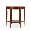 Bainbridge 28 in. W Round Wood Side Table with Lower Open Shelf by Butler Specialty Company