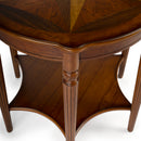 Bainbridge 28 in. W Round Wood Side Table with Lower Open Shelf by Butler Specialty Company