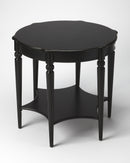 Bainbridge 28 in. W Round Wood Side Table with Lower Open Shelf by Butler Specialty Company