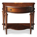 Halifax 34 in. W Demilune Wood 1 Drawer Console Table with Open Lower Shelf by Butler Specialty Company