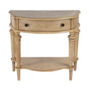 Halifax 34 in. W Demilune Wood 1 Drawer Console Table with Open Lower Shelf by Butler Specialty Company