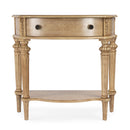 Halifax 34 in. W Demilune Wood 1 Drawer Console Table with Open Lower Shelf by Butler Specialty Company