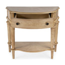 Halifax 34 in. W Demilune Wood 1 Drawer Console Table with Open Lower Shelf by Butler Specialty Company
