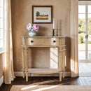 Halifax 34 in. W Demilune Wood 1 Drawer Console Table with Open Lower Shelf by Butler Specialty Company