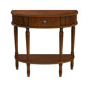 Mozart 31.5 in. W Demilune Wood 1 Drawer Console Table with Open Lower Shelf by Butler Specialty Company