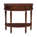 Mozart 31.5 in. W Demilune Wood 1 Drawer Console Table with Open Lower Shelf by Butler Specialty Company