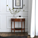 Mozart 31.5 in. W Demilune Wood 1 Drawer Console Table with Open Lower Shelf by Butler Specialty Company