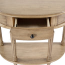 Mozart 31.5 in. W Demilune Wood 1 Drawer Console Table with Open Lower Shelf by Butler Specialty Company