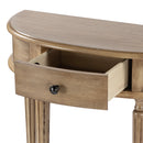 Mozart 31.5 in. W Demilune Wood 1 Drawer Console Table with Open Lower Shelf by Butler Specialty Company