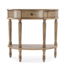 Mozart 31.5 in. W Demilune Wood 1 Drawer Console Table with Open Lower Shelf by Butler Specialty Company