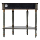 Mozart 31.5 in. W Demilune Wood Hand Painted 1 Drawer Console Table with Lower Open Shelf by Butler Specialty Company