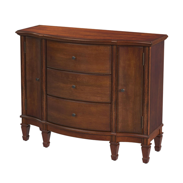 Sheffield 40 in. W Demilune Wood 3 Drawer 2 Door Accent Cabinet by Butler Specialty Company