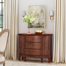 Sheffield 40 in. W Demilune Wood 3 Drawer 2 Door Accent Cabinet by Butler Specialty Company