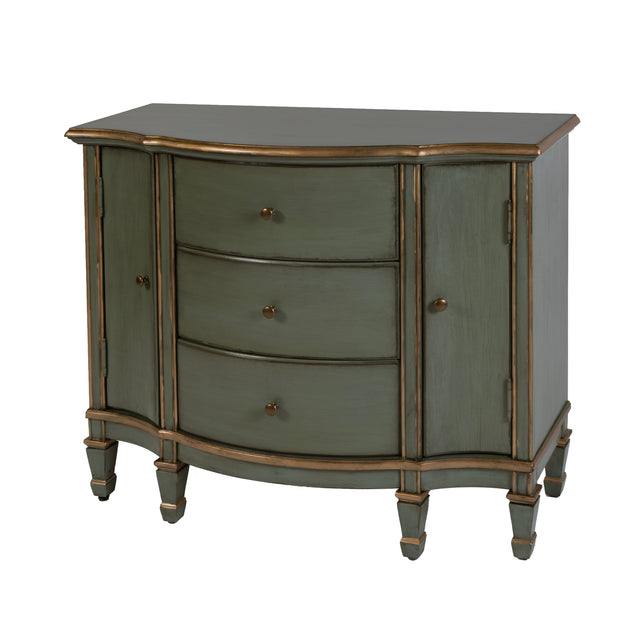 Sheffield 40 in. W Demilune Wood 3 Drawer 2 Door Accent Cabinet by Butler Specialty Company