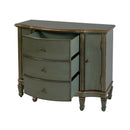 Sheffield 40 in. W Demilune Wood 3 Drawer 2 Door Accent Cabinet by Butler Specialty Company