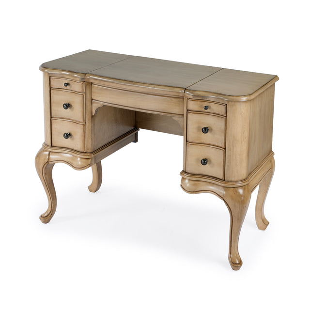 Charlotte 40 in. W Rectangular Wood Vanity/Valet Desk with Storage Drawers and Mirror by Butler Specialty Company